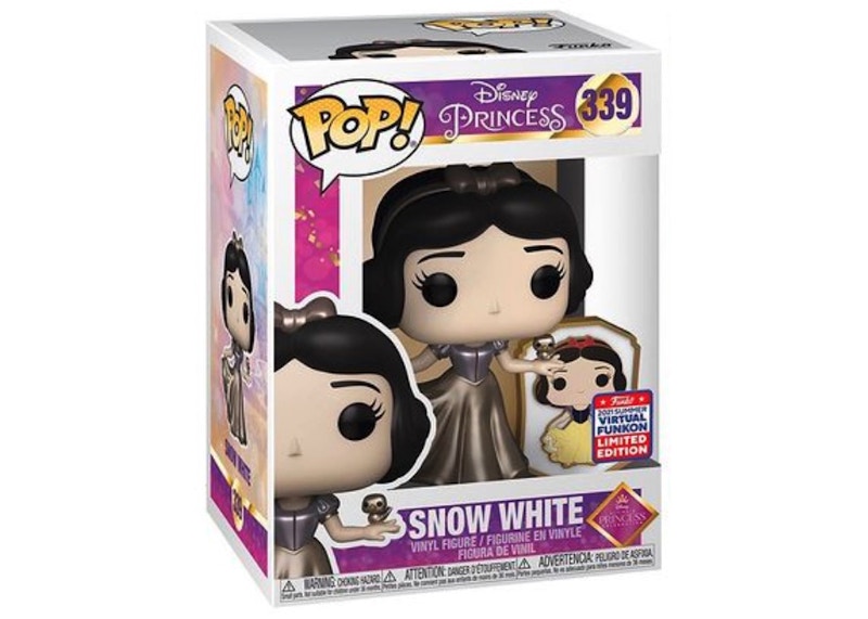 Funko Pop! Disney Princess Snow White (Pop and Pin) 2021 Summer Virtual Funkon Exclusive Figure #339