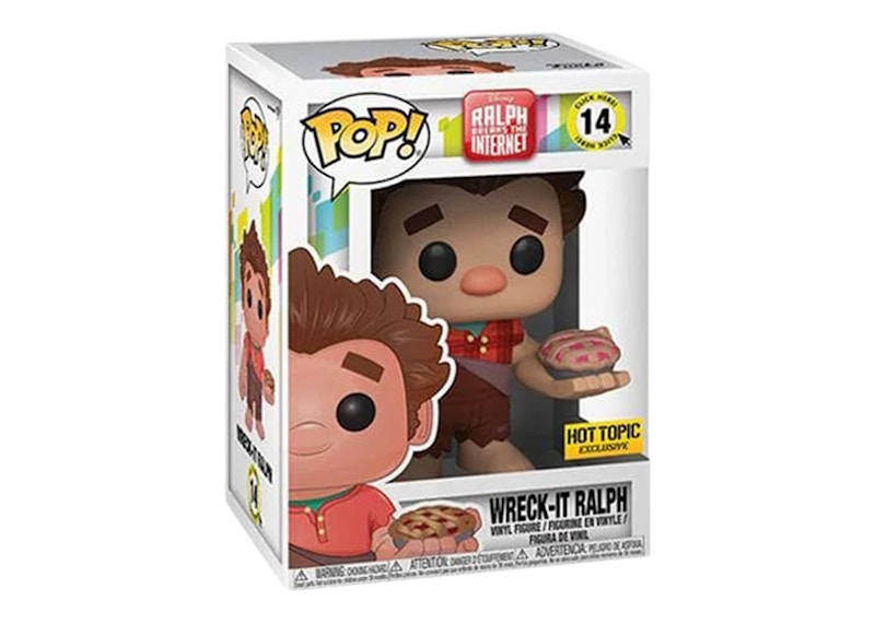 Funko Pop! Disney Ralph Breaks the Internet Wreck-It Ralph Holding Pie Hot Topic Exclusive Figure #14