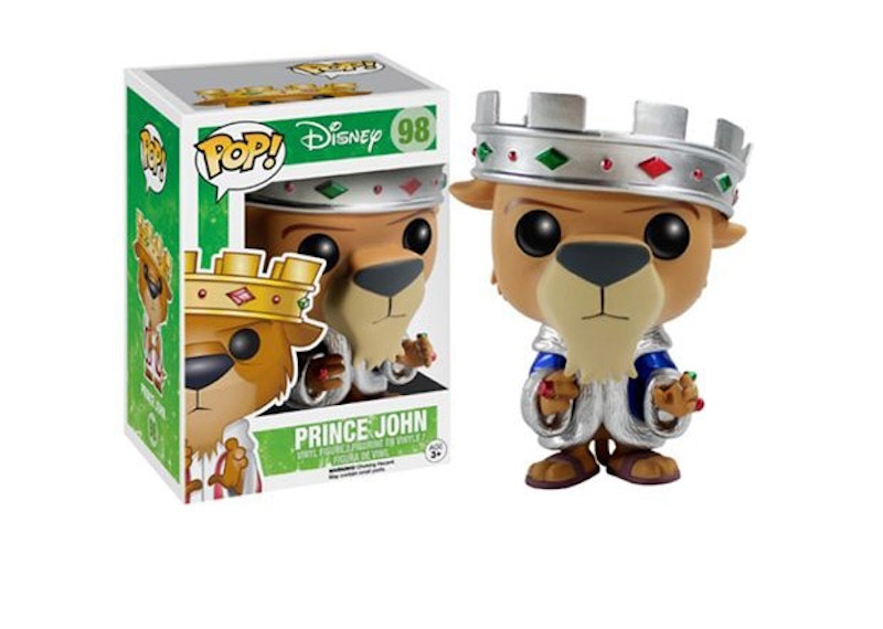 Funko Pop! Disney Robin Hood Prince John (Metallic) Figure #98