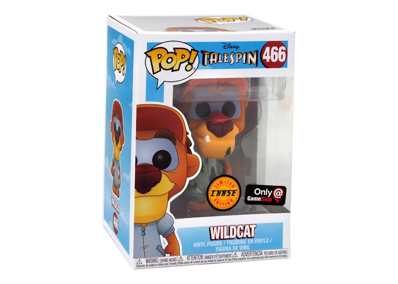 Funko Pop! Disney TaleSpin Wildcat Oil Stains Chase GameStop Exclusive Figure #466