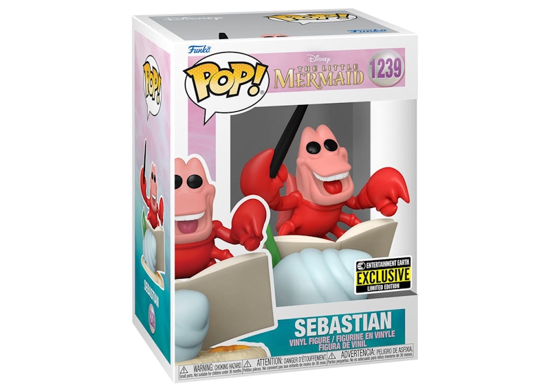 Funko Pop! Disney The Little Mermaid Sebastian Entertainment Earth Exclusive Figure #1239