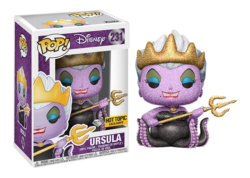Funko Pop! Disney The Little Mermaid Ursula Diamond Hot Topic Exclusive Figure #231
