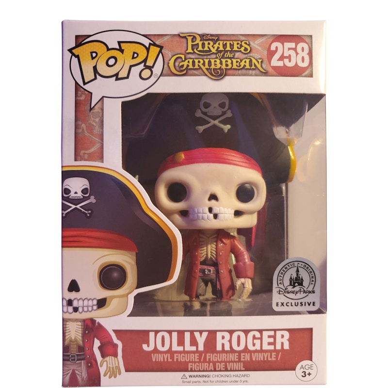 Funko Pop! Disney The Pirates Of The Caribbean Jolly Roger Disney Parks Exclusive Figure #258