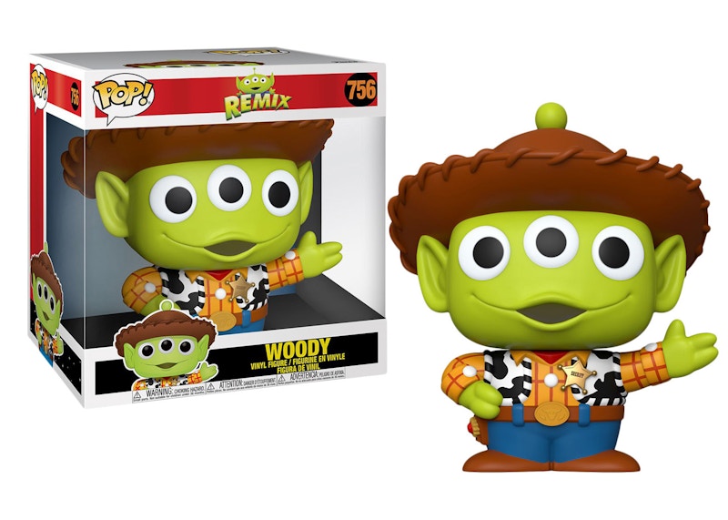 Funko Pop! Disney Toy Story Woody (Alien) 10 Inch Figure #756
