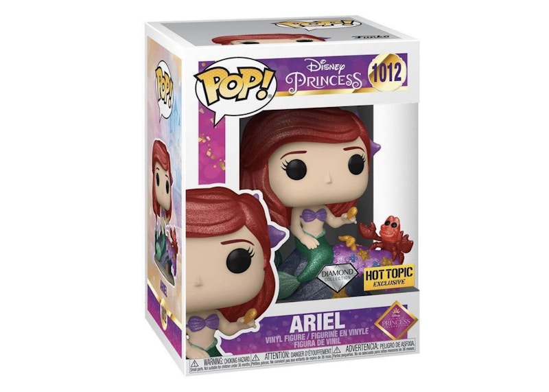 Funko Pop! Disney Ultimate Princess Diamond Collection Ariel Hot Topic Exclusive Figure #1012