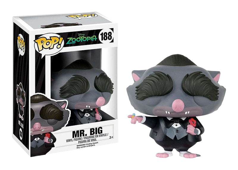 Funko Pop! Disney Zootopia Mr. Big Figure #188