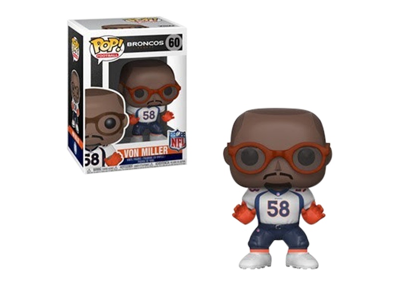 Funko Pop! Football Denver Broncos Von Miller White Jersey Figure #60
