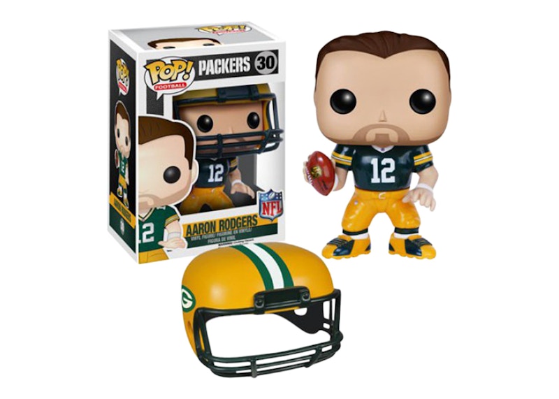 Funko Pop! Football Green Bay Packers Aaron Rodgers Green Jersey Figure #30
