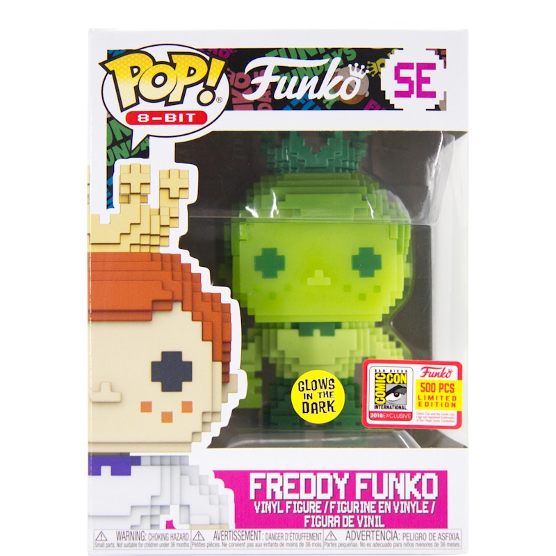 Funko Pop! Freddy Funko (8-Bit Glow Green) SDCC Special Edition