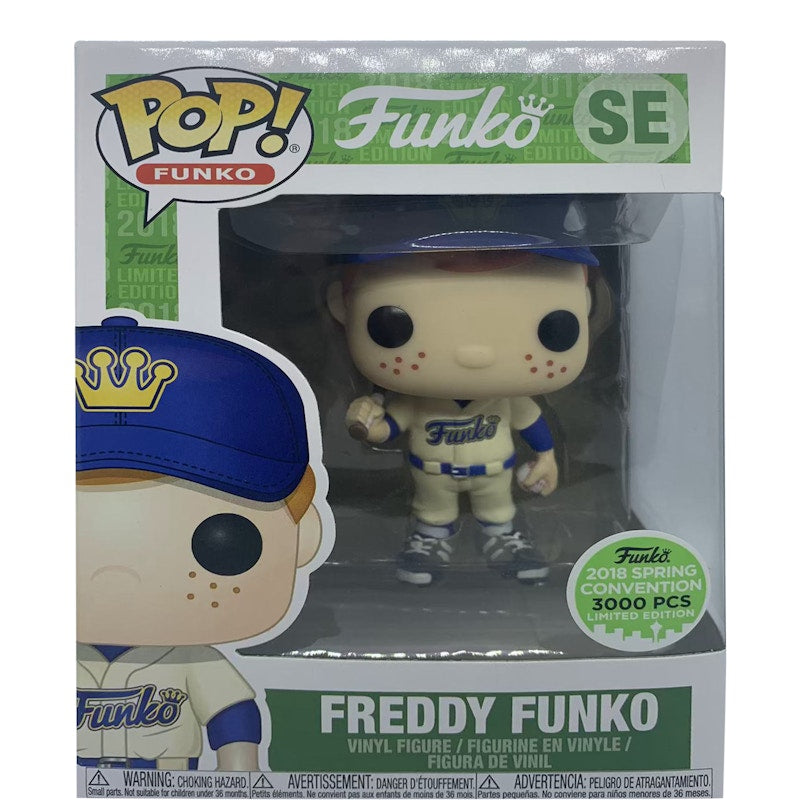 Funko Pop! Freddy Funko Baseball Alternate Uniform 2018 Spring Convention Special Edition /3000