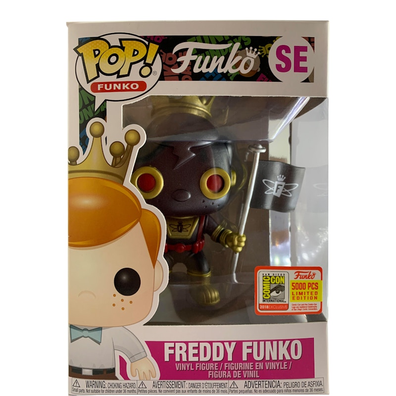 Funko Pop! Freddy Funko Space Robot (Black) SDCC Special Edition