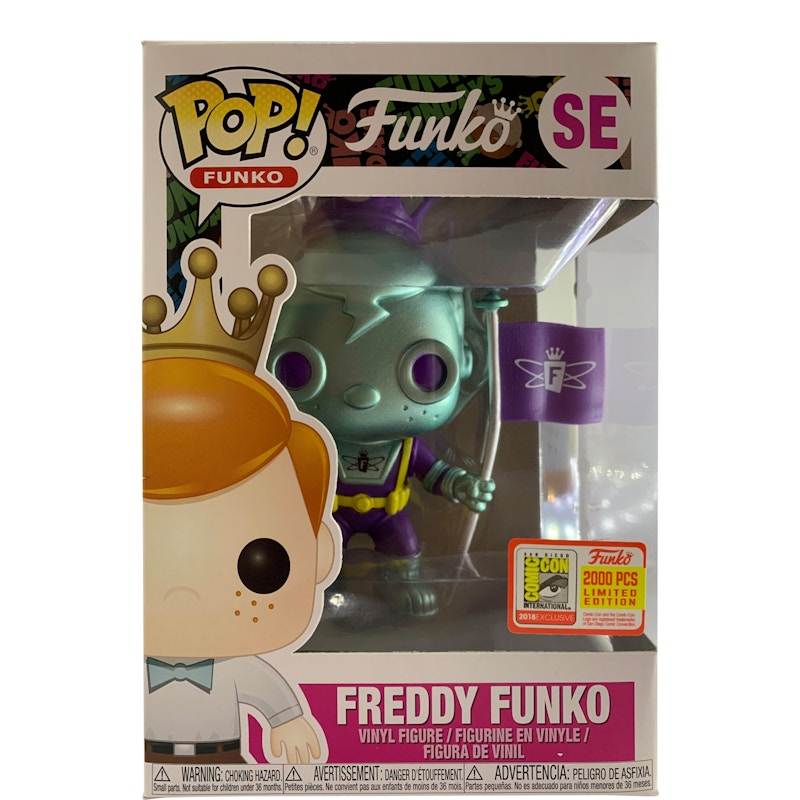 Funko Pop! Freddy Funko Space Robot (Teal) SDCC Special Edition