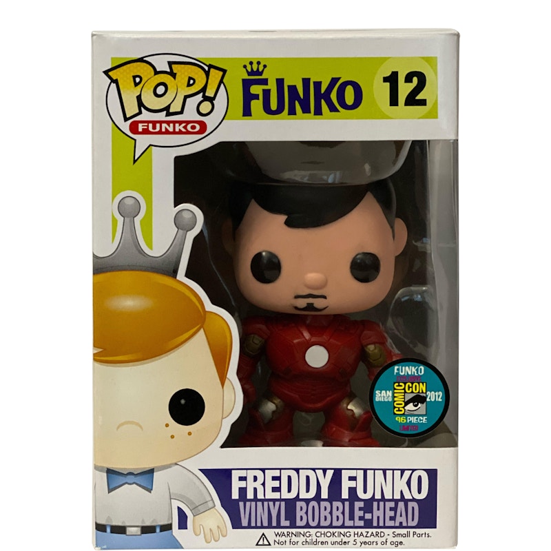 Funko Pop! Freddy Funko Tony Stark SDCC Bobble-Head Figure #12