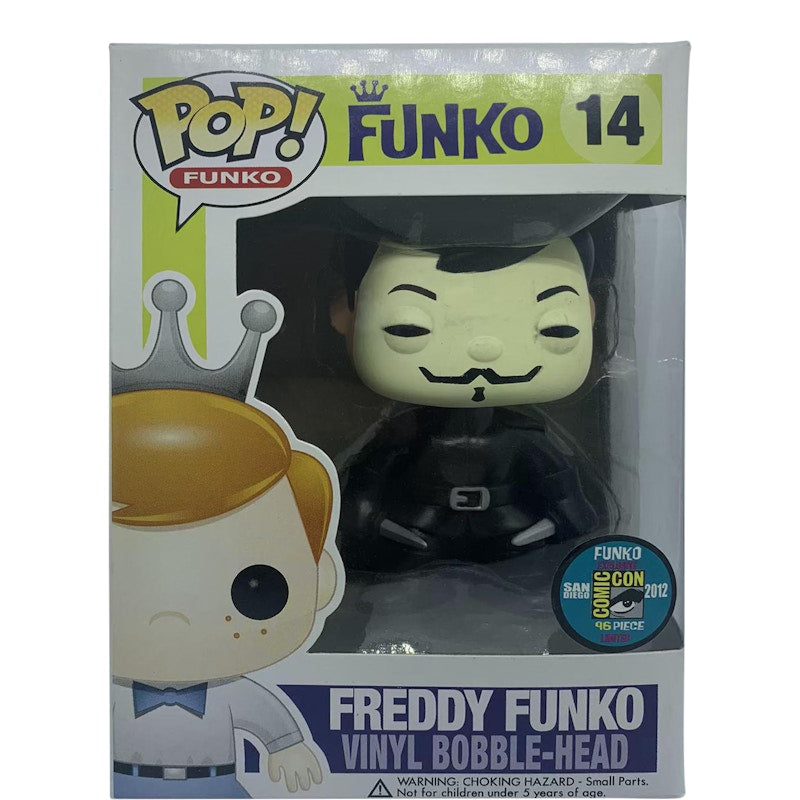 Funko Pop! Freddy Funko (V for Vendetta) SDCC Bobble-Head Figure #14