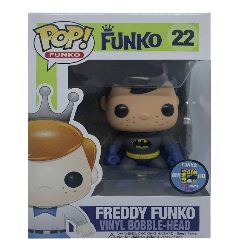 Funko Pop! Freddy Funko as Batman (Blue Suit) SDCC Bobble-Head Figure #22