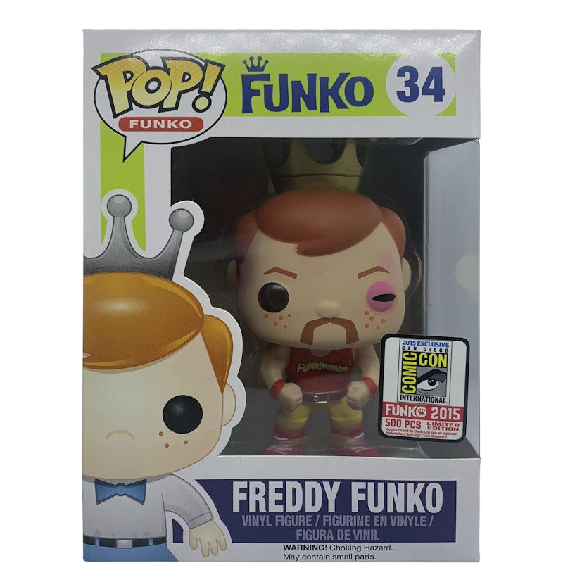 Funko Pop! Freddy Funko as Hulk Hogan (Injured) SDCC Figure #34