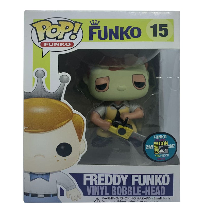 Funko Pop! Freddy Funko as Leatherface SDCC Bobble-Head Figure #15