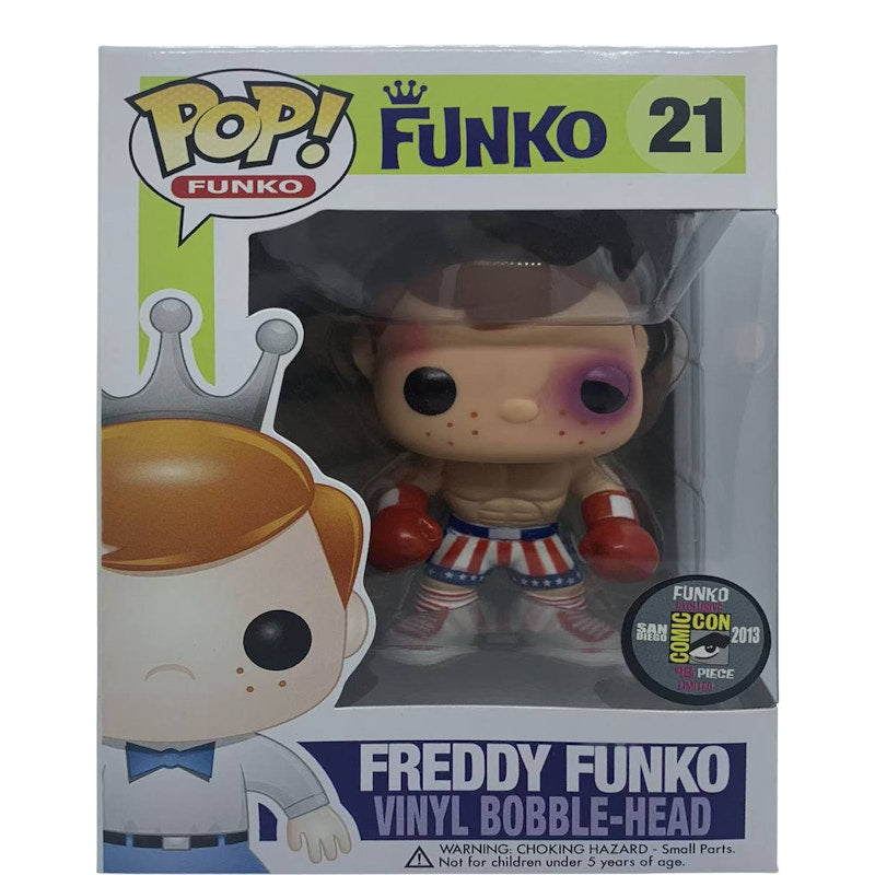 Funko Pop! Freddy Funko as Rocky Balboa (Injured) SDCC Bobble-Head Figure #21