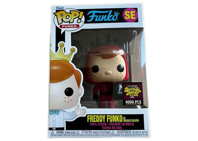 Funko Pop! Fundays Box of Fun Blacklight Battle Freddy Funko As Masked Soldier SE (LE 4000)