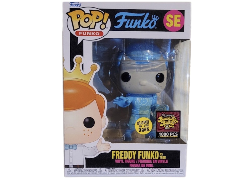 Funko Pop! Fundays Box of Fun Blacklight Battle Freddy Funko As Tron Glow SE (LE 1000)