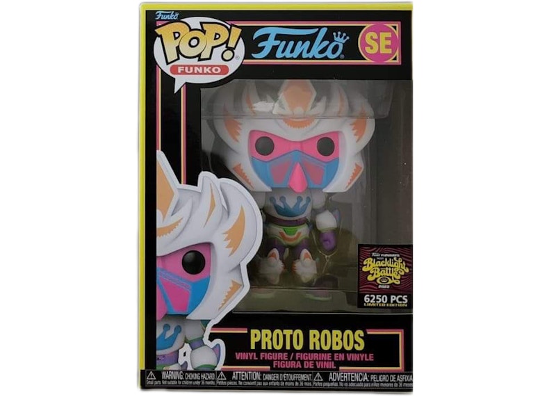 Funko Pop! Fundays Box of Fun Blacklight Battle Proto Robos Mascot SE (LE 6250)