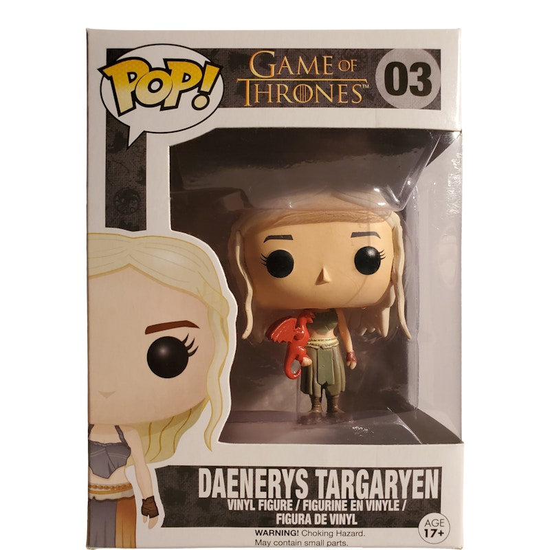 Funko Pop! Game Of Thrones Daenerys Targaryen Red Dragon Figure #03
