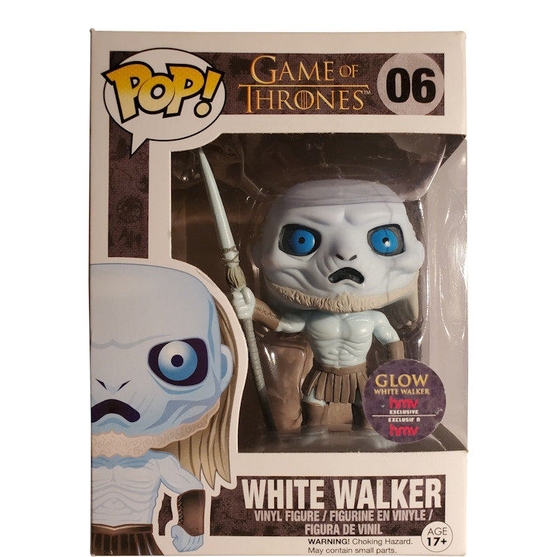 Funko Pop! Game Of Thrones White Walker (Glow in the Dark) HMV Exclusive Figure #06