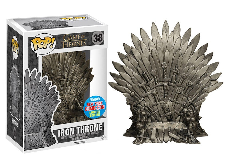 Funko Pop! Game of Thrones Iron Throne 6 Inch NYCC 2015 Exclusive Figure #38
