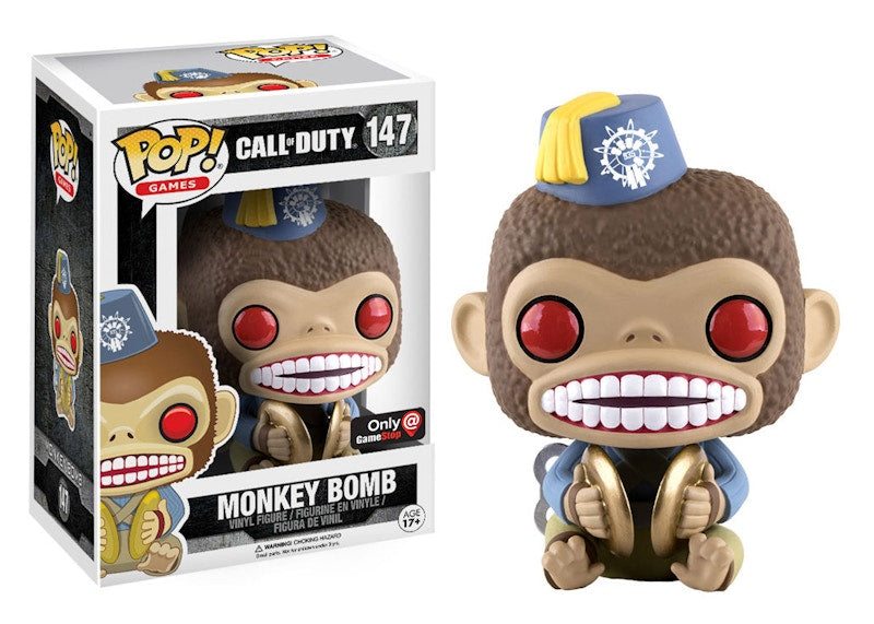 Funko Pop! Games Call Of Duty Monkey Bomb GameStop Exclusive Figure #147