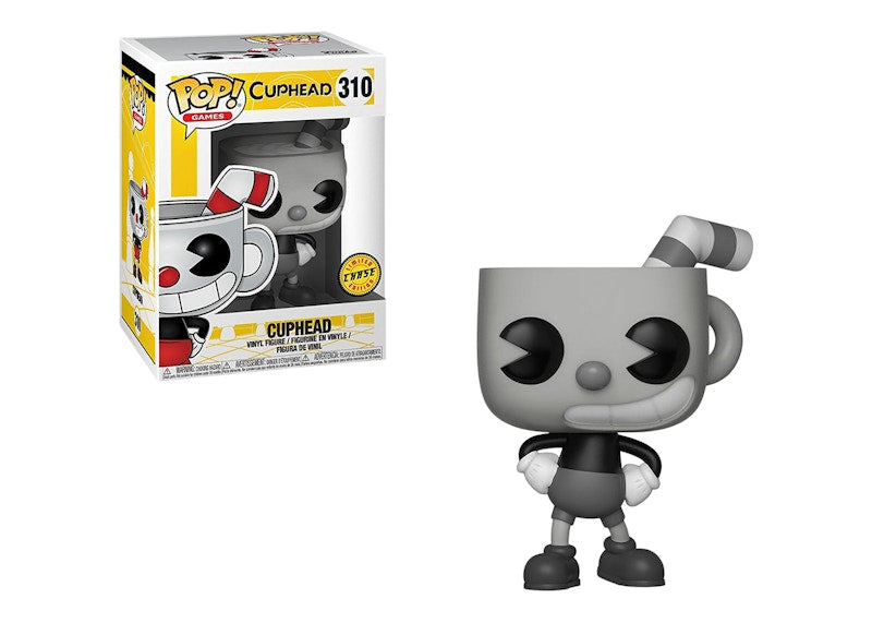 Funko Pop! Games Cuphead (Black/White) (Chase) Figure #310