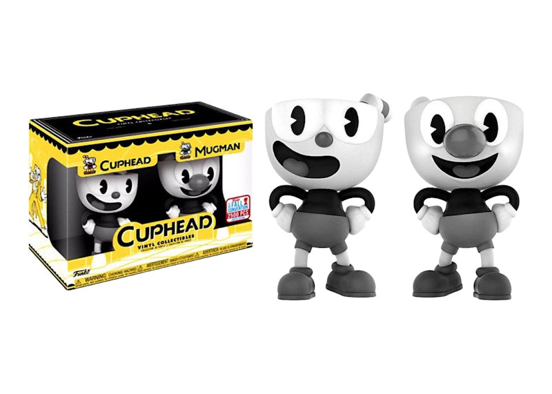 Funko Pop! Games Cuphead Cuphead & Mugman (Black/White) Fall Convention Exclusive 2 Pack
