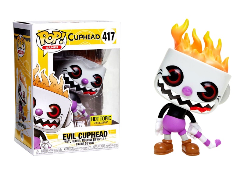 Funko Pop! Games Cuphead Evil Cuphead Hot Topic Exclusive Figure #417