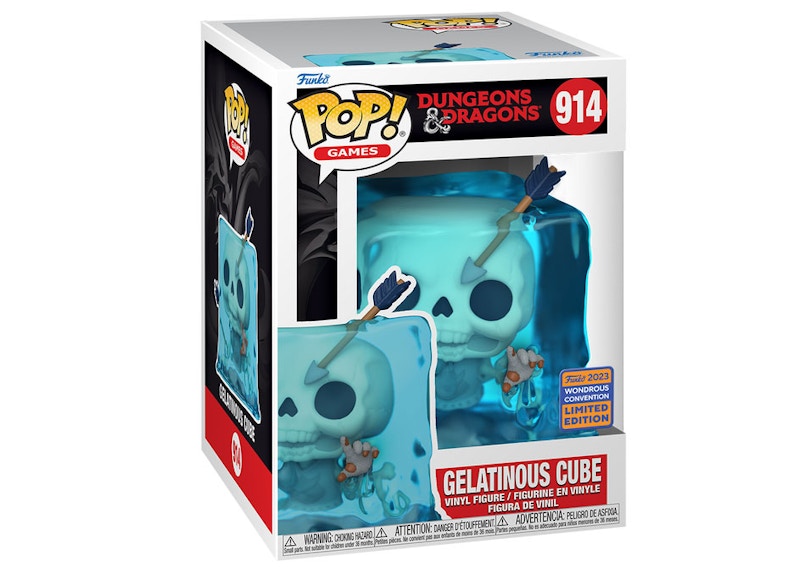 Funko Pop! Games Dungeons & Dragons Gelatinous Cube 2023 Wondrous Convention Exclusive Figure #914