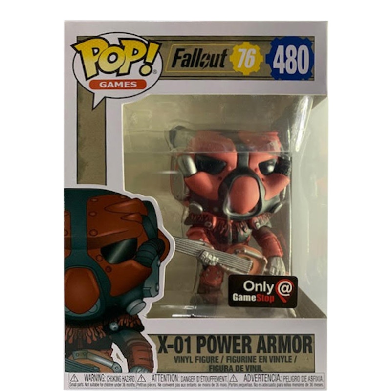 Funko Pop! Games Fallout 76 X-01 Power Armor Game Stop Exclusive Figure #480