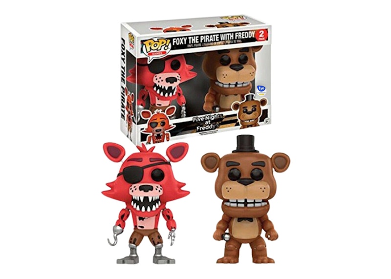 Funko Pop! Games Five Nights at Freddy's Foxy the Pirate with Freddy FYE Exclusive 2 Pack