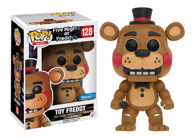 Funko Pop! Games Five Nights at Freddy's Toy Freddy Walmart Exclusive Figure #128