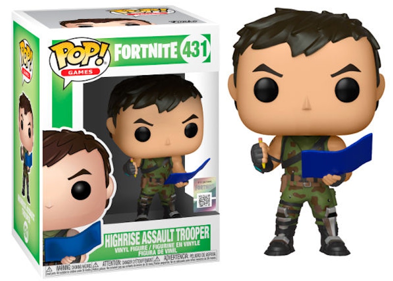 Funko Pop! Games Fortnite Highrise Assault Trooper Figure #431
