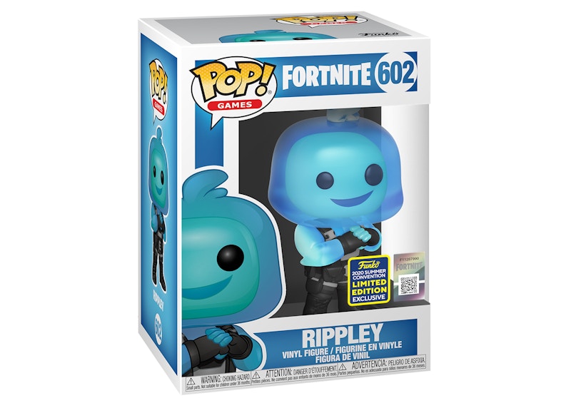 Funko Pop! Games Fortnite Rippley 2020 Summer Convention Exclusive Figure #602