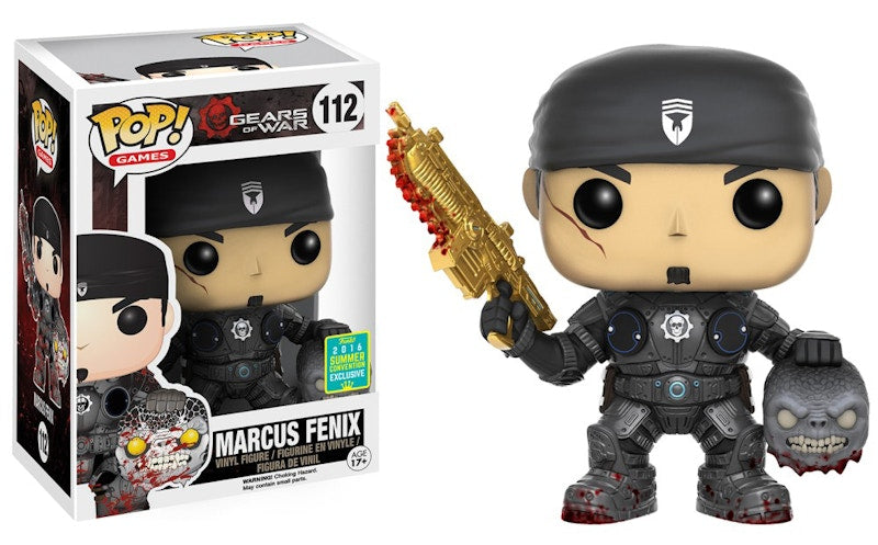 Funko Pop! Games Gears of War Marcus Fenix Summer Convention Exclusive Figure #112