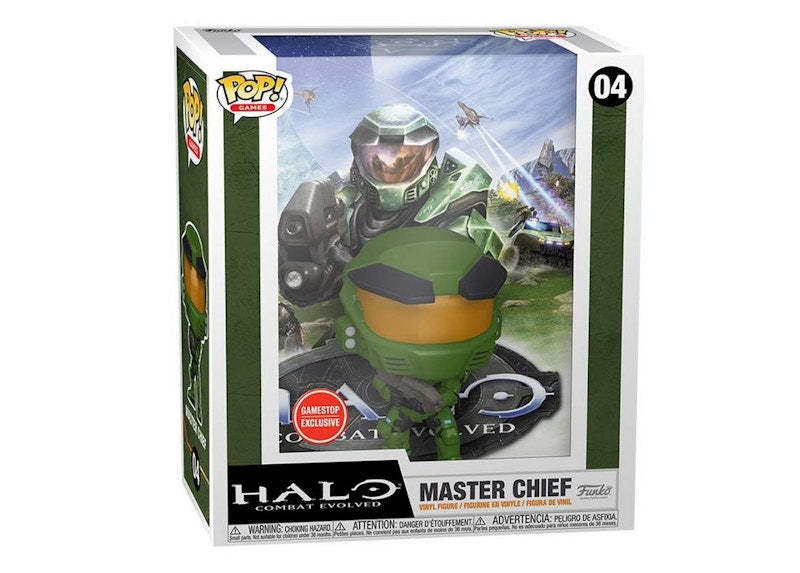 Funko Pop! Games Halo Combat Evolved Master Chief GameStop Exclusive Figure #04