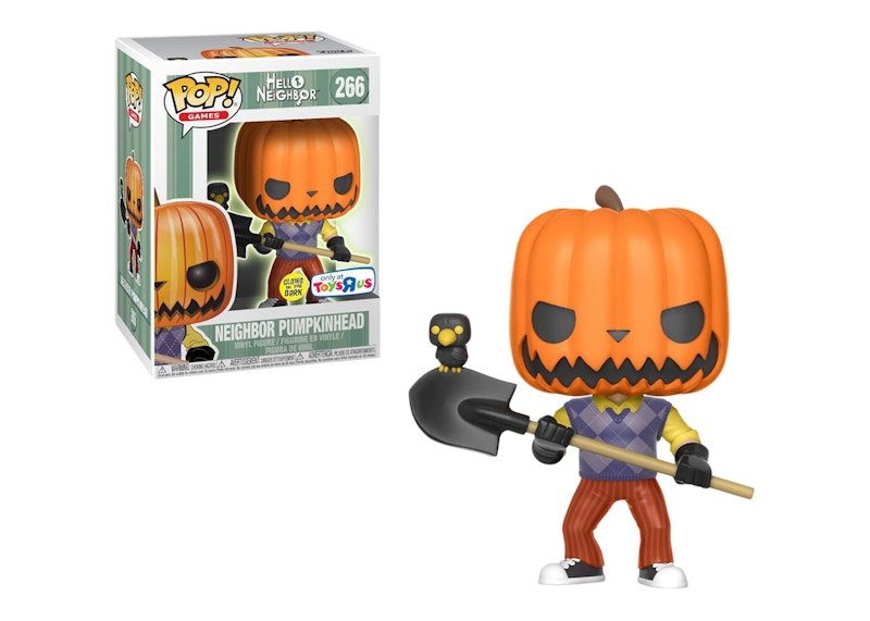 Funko Pop! Games Hello Neighbor Neighbor Pumpkinhead (Glow) Toys 'R Us Exclusive Figure #266