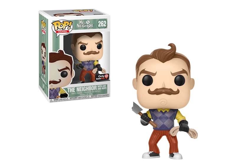 Funko Pop! Games Hello Neighbor The Neighbor with Axe & Rope GameStop Exclusive Figure #262
