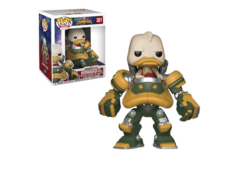 Funko Pop! Games Marvel Contest of Champions Howard the Duck 6 Inch Bobble-Head #301