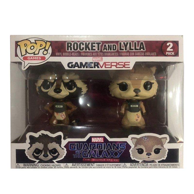 Funko Pop! Games Marvel Guardians of the Galaxy Rocket and Lylla 2 Pack