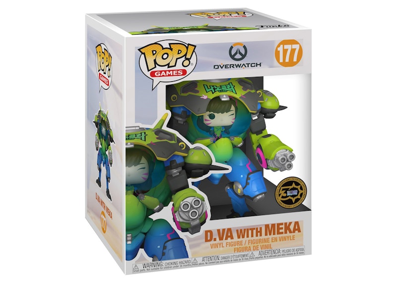 Funko Pop! Games Overwatch D.Va With MEKA Blizzard Exclusive Figure #177