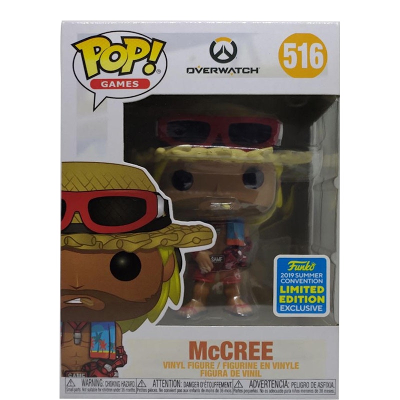 Funko Pop! Games Overwatch McCree Summer Convention Exclusive Figure #516