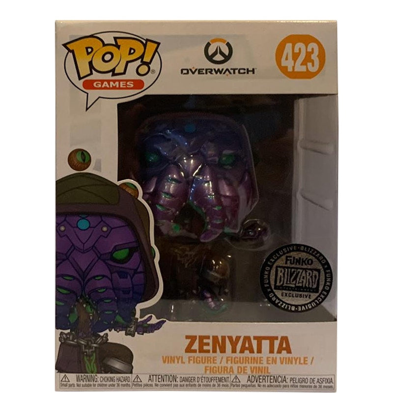 Funko Pop! Games Overwatch Zenyatta Funko Blizzard Exclusive Figure #423