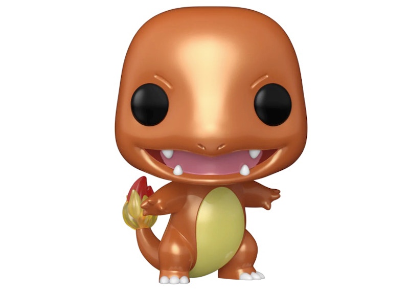 Funko Pop! Games Pokemon Charmander (Metallic) 2022 Summer Convention Exclusive Figure #455