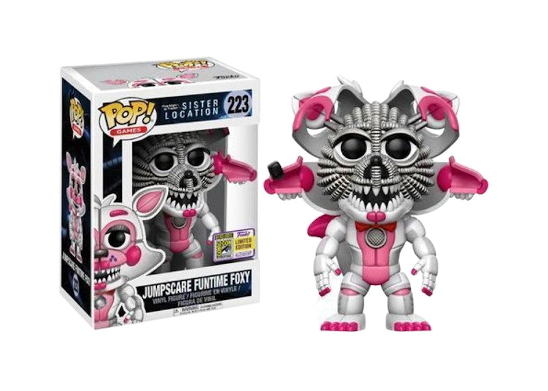 Funko Pop! Games Sister Location Jumpscare Funtime Foxy SDCC Figure #223