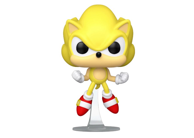 Funko Pop! Games Sonic the Hedgehog Super Sonic First Appearance GITD 2022 Summer Convention Exclusive Figure #877